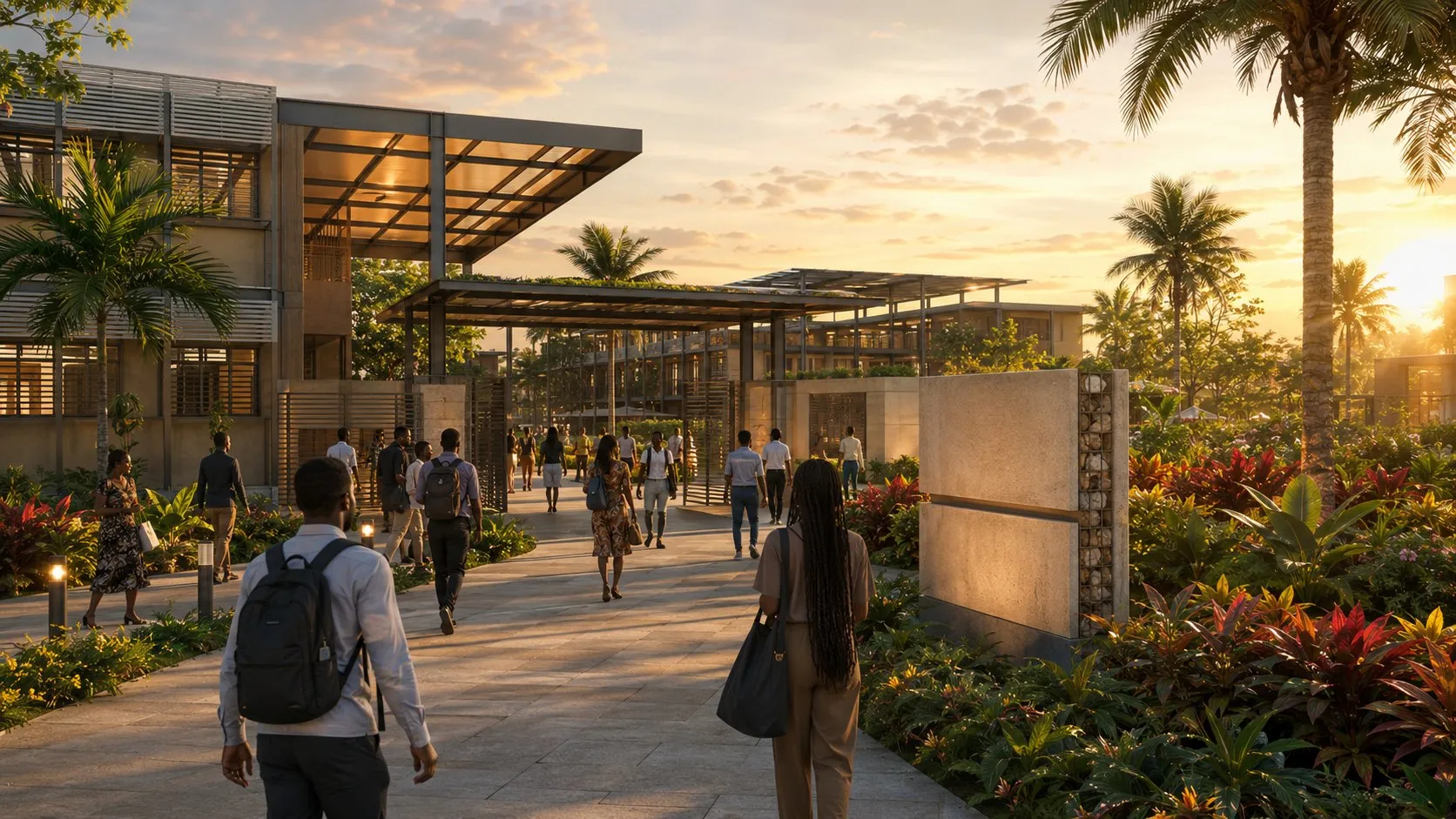Concept rendering of Blkk Legacy Campus in Ghana